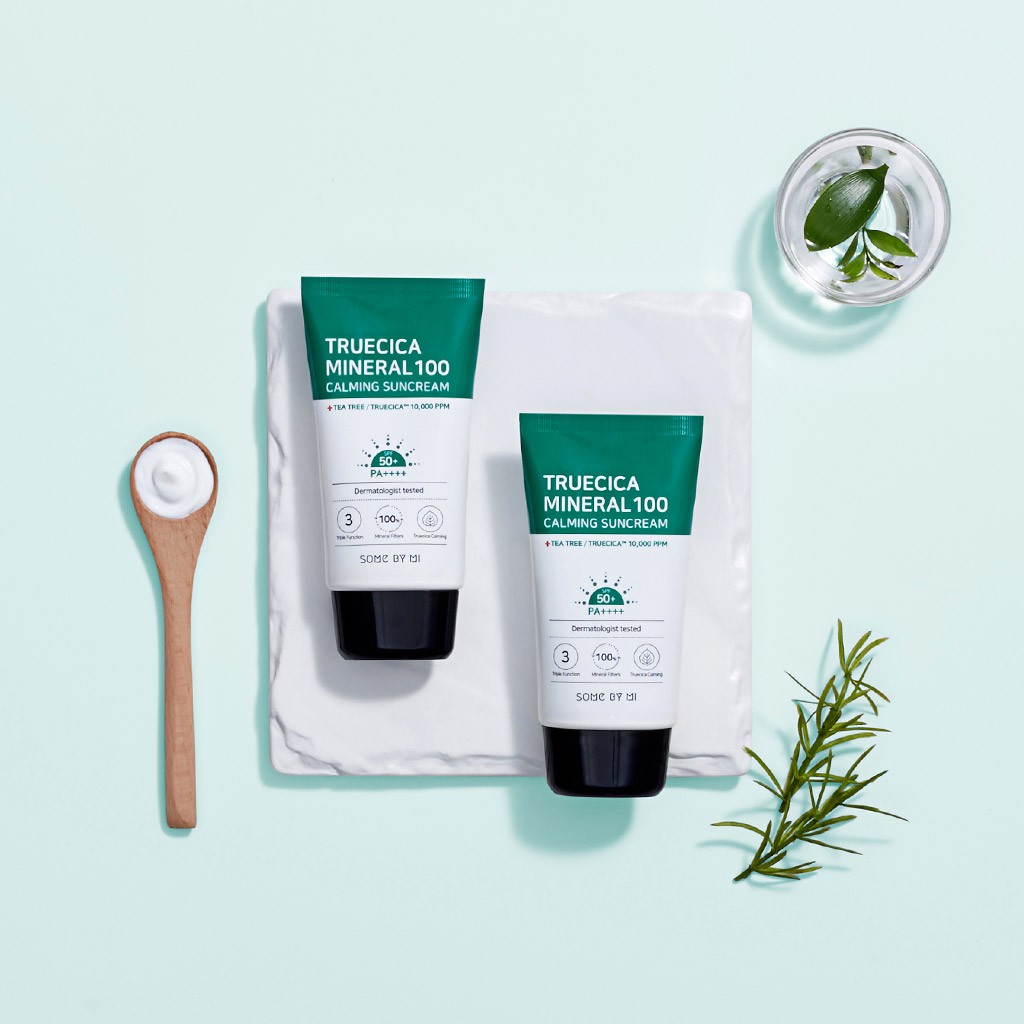 Kem Chống Nắng SOME BY MI SPF50+/PA++++ Truecica Mineral 100 Calming Suncream 50ml | BigBuy360 - bigbuy360.vn