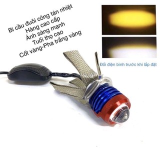 ĐÈN PHA LED L6K BI CẦU CỐT TRẮNG PHA VÀNG