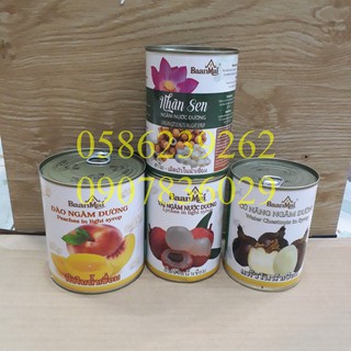 CÁC LOẠI TRÁI CÂY NGÂM NƯỚC ĐƯỜNG ĐÓNG HỘP