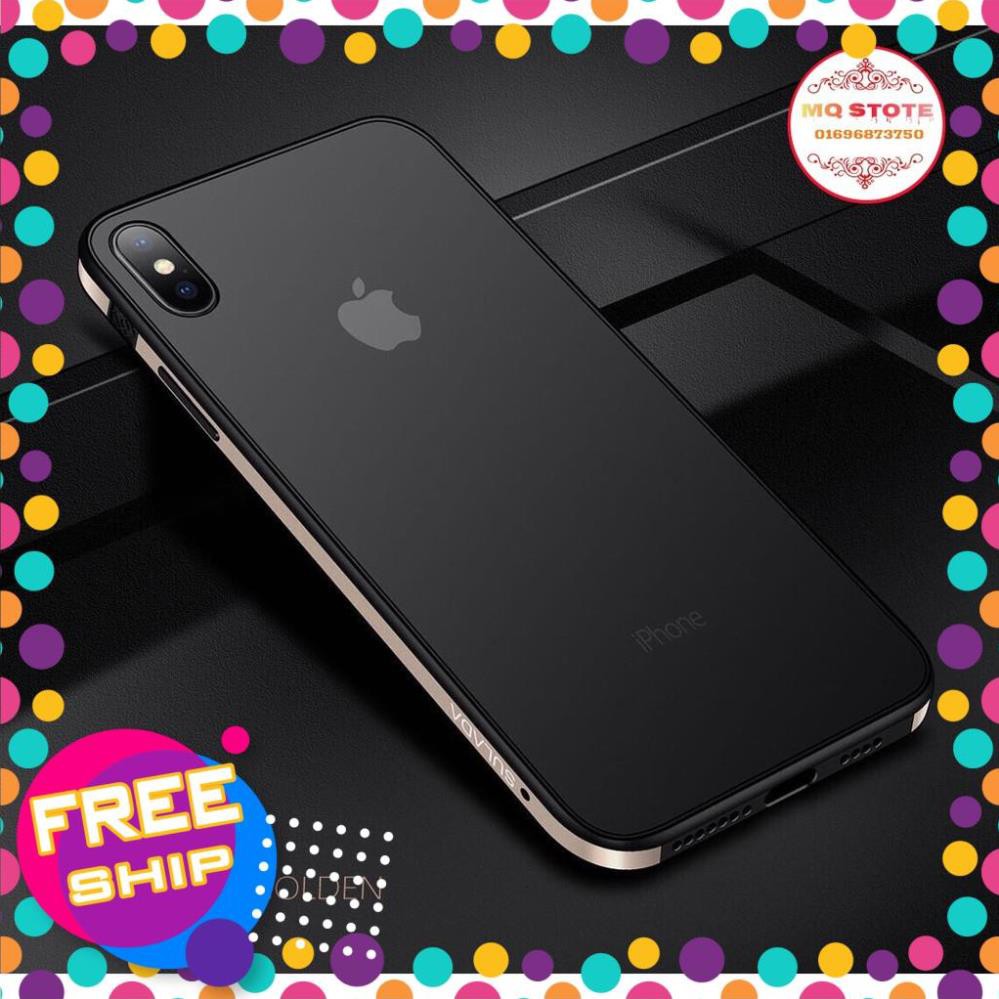 [Rẻ]  IPHONE 6+/7+/8+/X/XS/XS MAX ỐP LƯNG SULADA CHỐNG VÂN TAY TUYỆT ĐỐI -đẹp