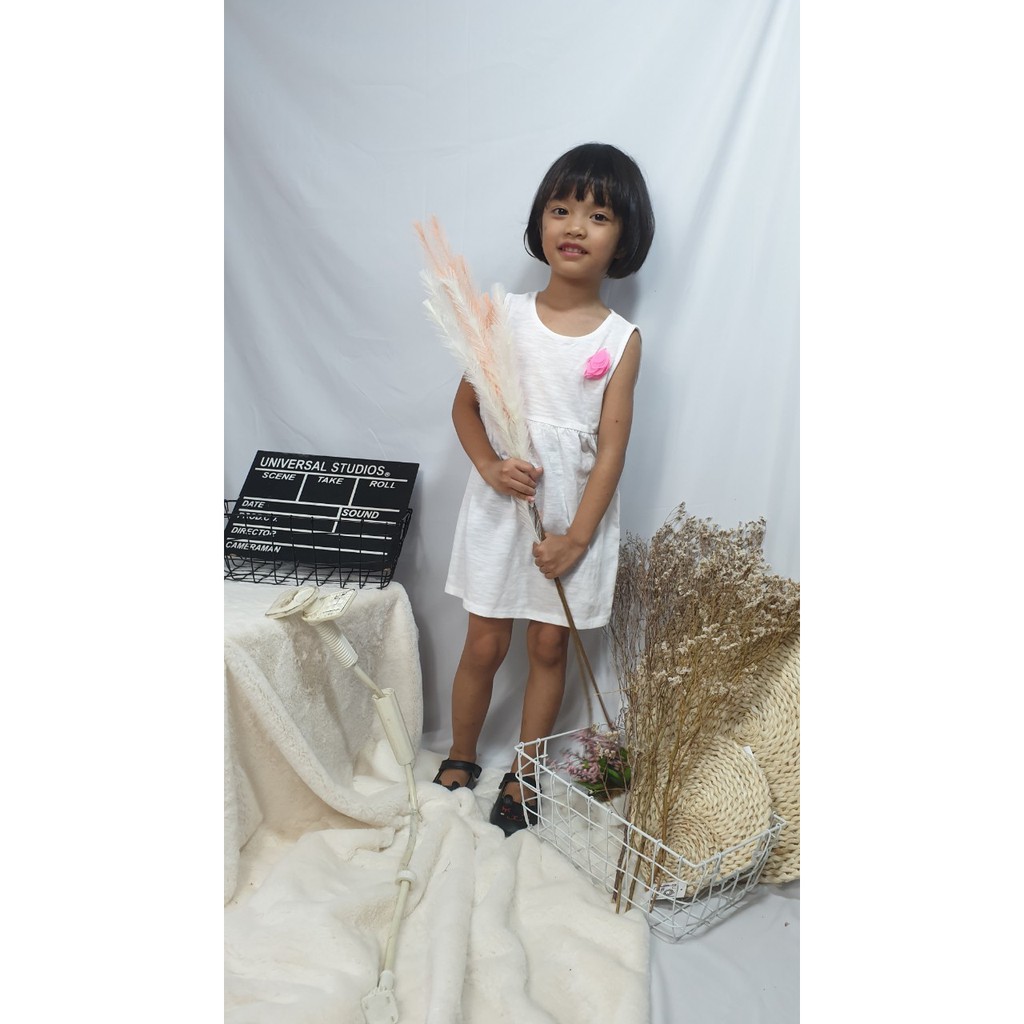 Đầm thun cho bé gái - Cotto, mỏng mịn - dáng babydoll, dáng ôm vừa vặn