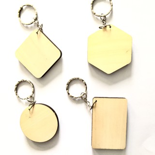 Phôi móc khóa gỗ khắc laser