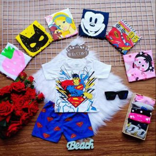Đồ bộ cotton 4c chính phẩm cho bé