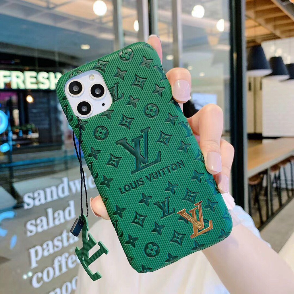 Ốp lưng iphone LV bằng da KÈM LOGO SANG CHẢNH 5s/6/6plus/6s/6splus/7/7plus/8/8plus/x/xr/xs/11/12/pro/max/plus/promax/ | BigBuy360 - bigbuy360.vn