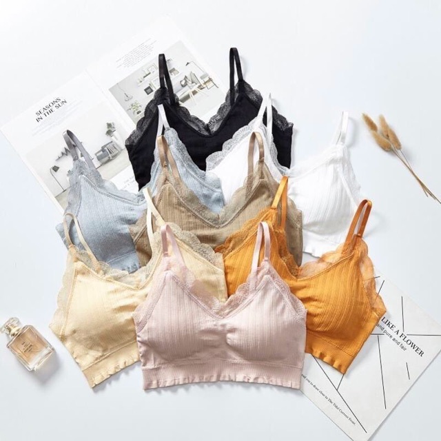 *MẪU MỚI* Bra len tăm viền ren ms 234 siêu đẹp, siêu mềm