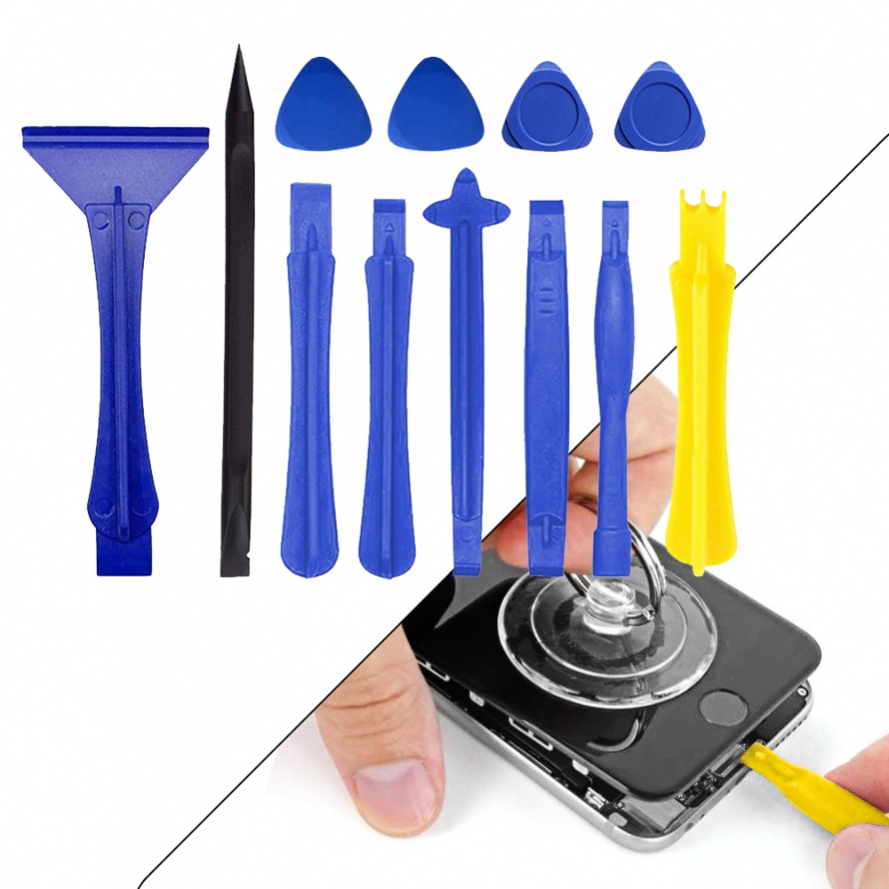 12Pcs Phone Opening Tools Dual Ends Spudger Crowbar Pry Repair Disassemble Tool pOpbOlx uoinTe