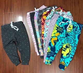 Quần nỉ da cá bé gái
