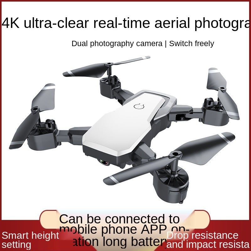 Máy bay điều khiển từ xa chụp ảnh trên không 4K HD chuyên nghiệp dành cho trẻ em đồ chơi gấp gọn quadcopter cỡ nhỏ