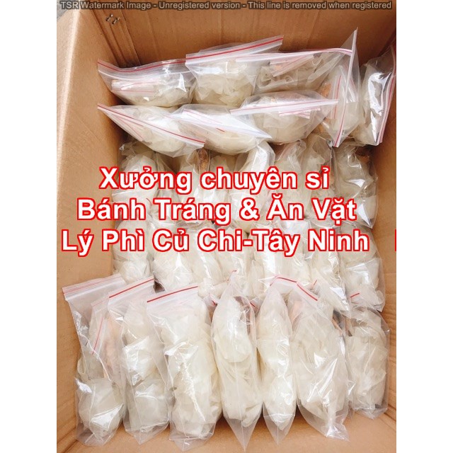 Bánh tráng phơi sương mềm dẻo kèm muối nhuyễn loại ngon- Đặc sản Tây Ninh