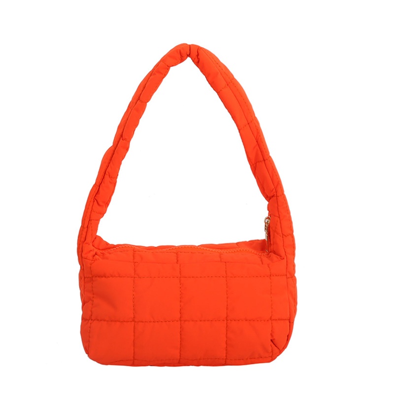 Túi Xách Đeo Dưới Cánh Tay Vải Cotton Nhỏ Họa Tiết Kẻ Sọc Dễ Thương Cho Nữ