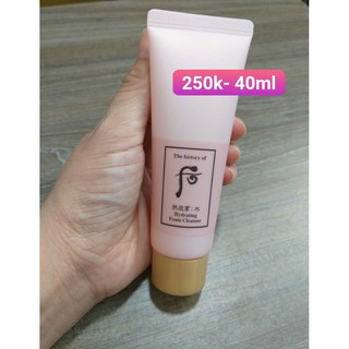 Sữa rửa mặt whoo hồng dạng gel