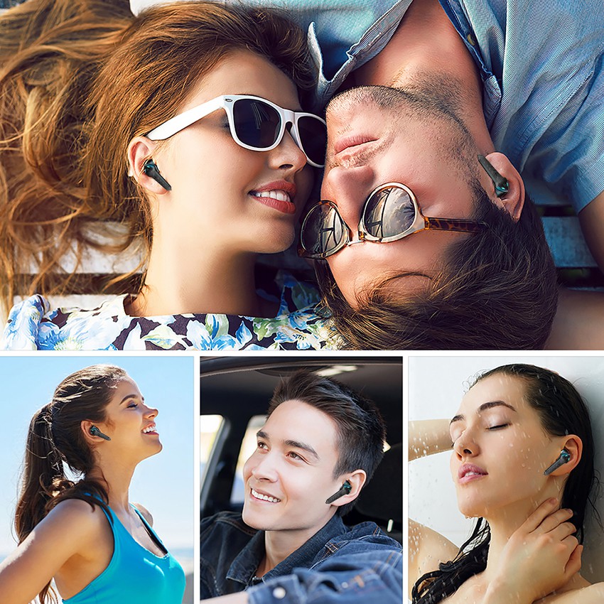 Tai Nghe Chơi game bluetooth 5.1 superb bass Mạnh Mẽ Có Đèn Led Và Phụ Kiện