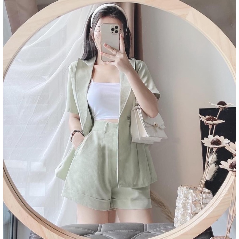 Set vest xanh mạ 3 món | BigBuy360 - bigbuy360.vn