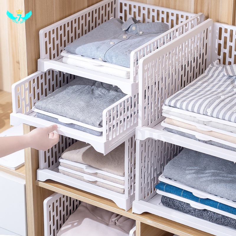 Hộp Nhựa Đựng Quần Áo / Đồ Chơi Chia Ngăn Sắp Xếp Gọn Gàng