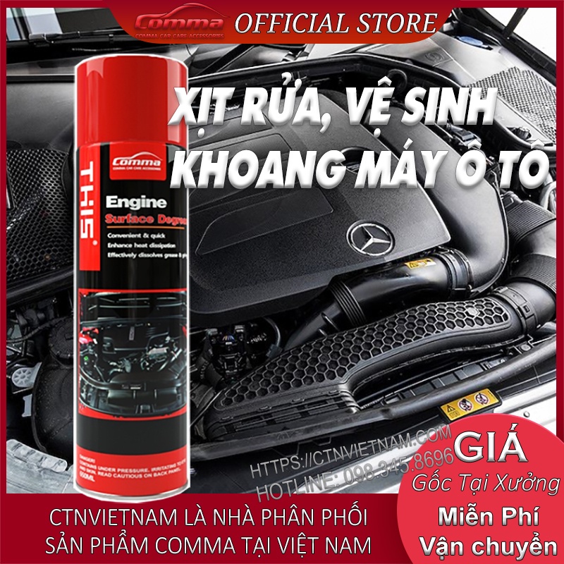 Dung Dịch Vệ Sinh Khoang Máy Ô Tô Tại Nhà Engine Degreaser Chính Hãng Tẩy Sạch Khoang Ô Tô Nhanh Chóng An Toàn Tiện Lợi