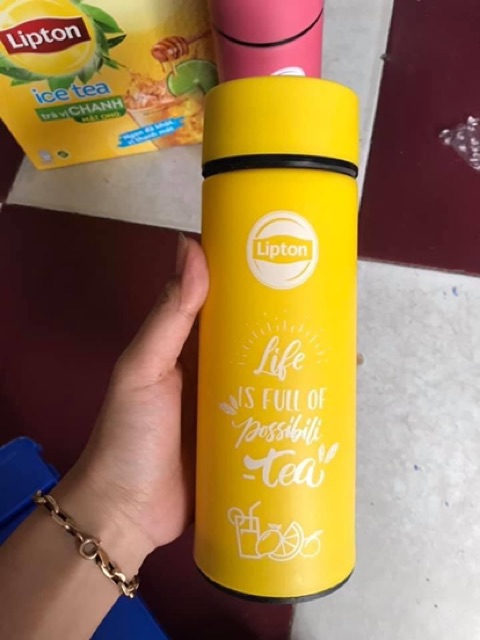 Bình thuỷ tinh 400ml - giao màu ngẫu nhiên