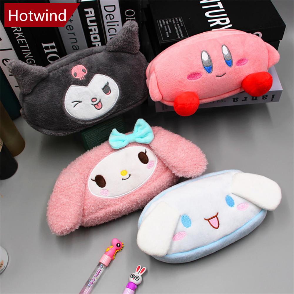 Túi Đựng Bút Hình Kuromi Cinnamorol Melody Nhồi Bông Cỡ Lớn Dễ Thương Cho Học Sinh K1R3