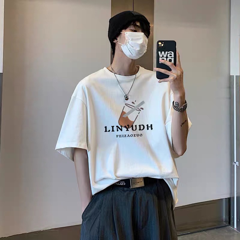 Áo thun phông nam nữ form rộng tay lỡ AT 515