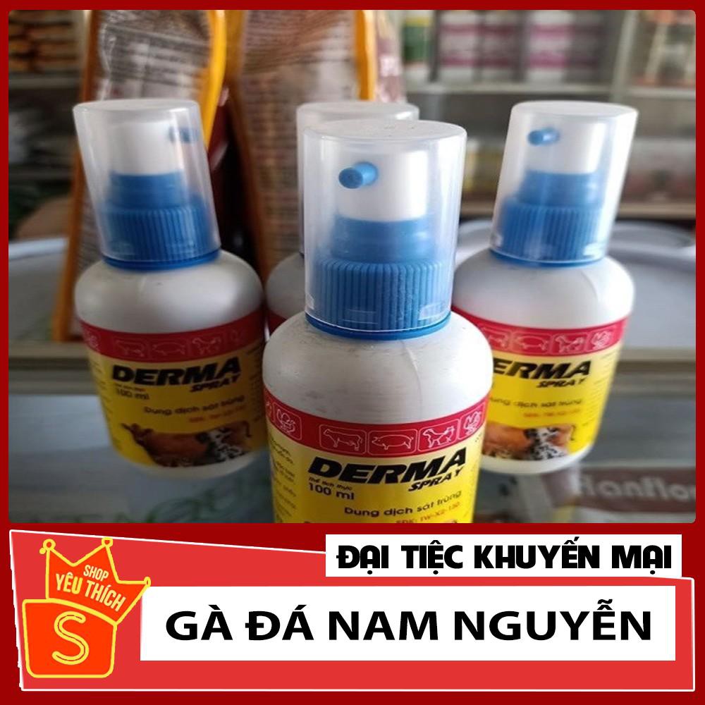 thuốc xịt sát trùng vết thương - 1 chai 100 ml [ THUỐC GÀ ĐÁ NAM NGUYỄN ]