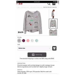 Áo H&M