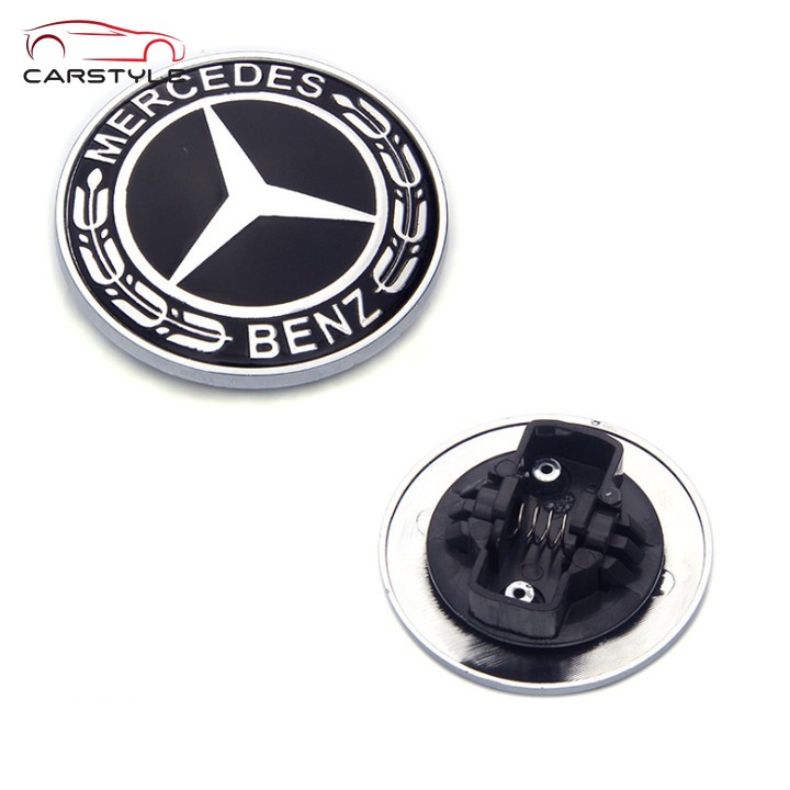 Logo nắp capo đầu xe ô tô Mercedes W204 BENZ GLC CLA C200 C300 C260 C43 C63 W205 W212 W213