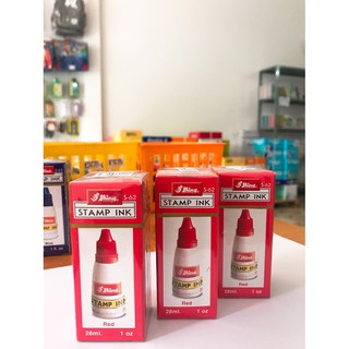 Mực đóng dấu Shiny ( màu đỏ) (1 hộp)