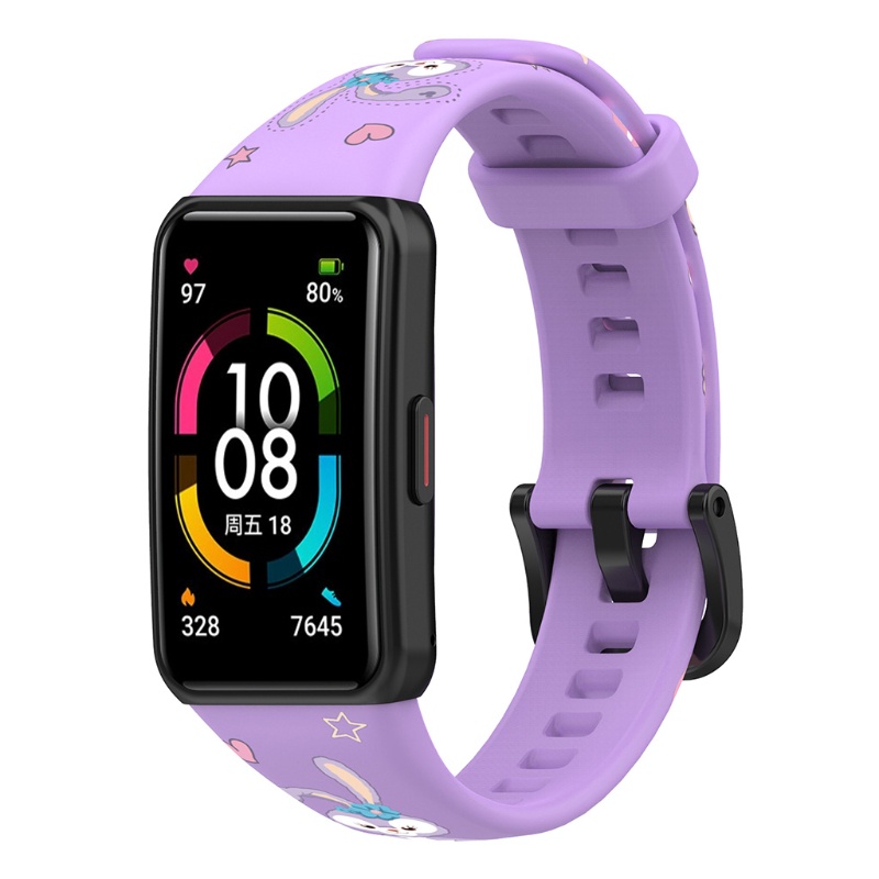 Dây Đeo Silicon Thay Thế Cho Đồng Hồ Huawei Band 6 / 6 Pro