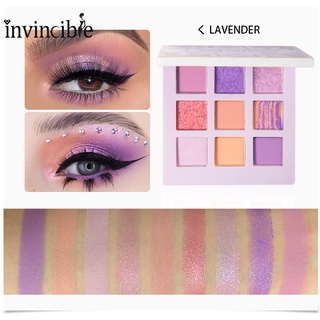 Women's Fashion 9 Colors Matte Shimmer Shiny Eyeshadow Pallete/ Lasting Bling Eye Makeup Cosmetic