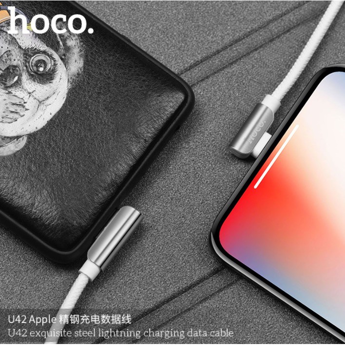 Cáp sạc Lightning iPhone Micro USB Type C 1,2m hỗ trợ sạc nhanh truyền dữ liệu HOCO U42
