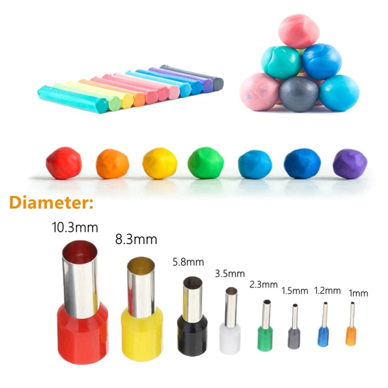 Set 40 Dụng Cụ Cắt Đất Sét 1-10mm