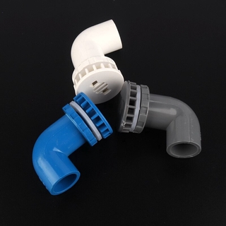 Khớp nối ống dẫn nước bể cá đường kính bên trong 20-50mm PVC 90 độ