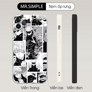Ốp Lưng Gojo satoru collage hình vẽ truyện tranh cho Iphone 5 6 7 8 Plus 11 12 Pro Max X Xr PAP20210973