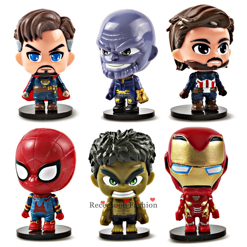 6 mô hình siêu nhân Avengers 4 chân thật