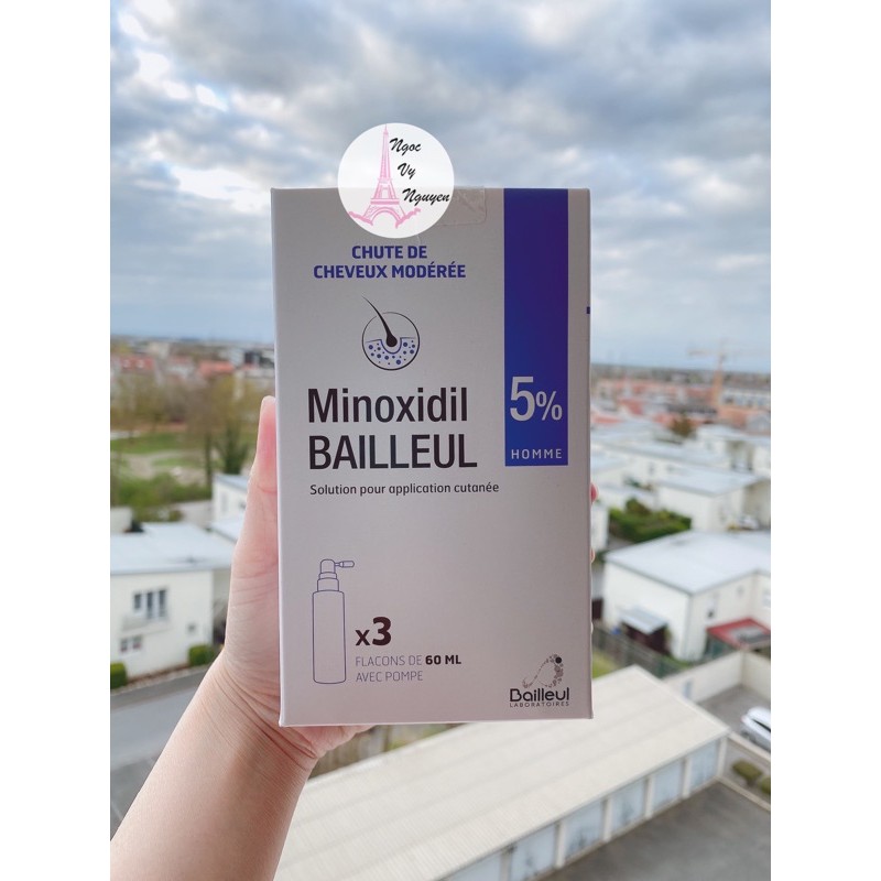 Thuốc xịt mọc tóc chống rụng tóc Bailleul Minoxidil 5%