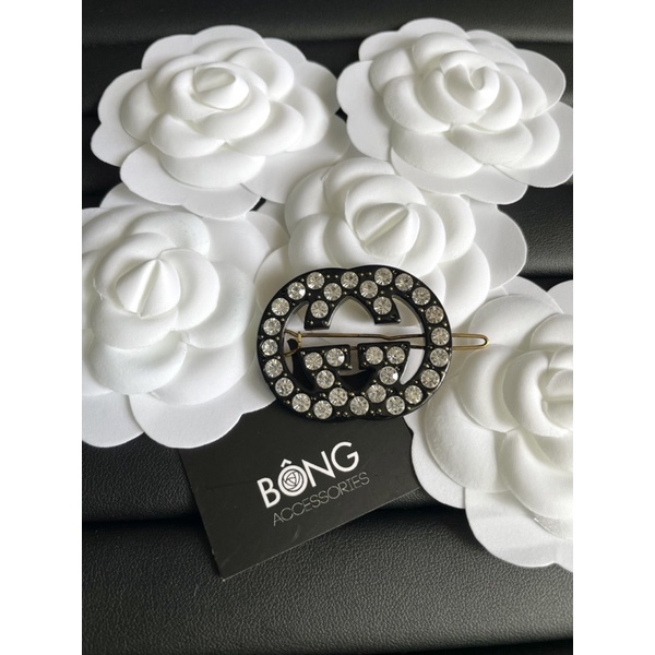 Kẹp tóc đính đá size mini thương hiệu sang chảnh