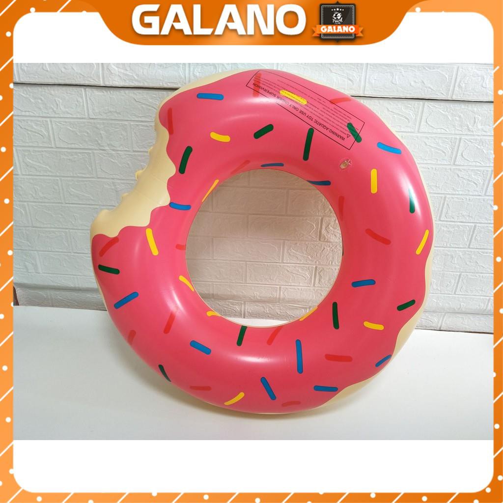 Phao bơi cho bé GALANO size 60 cm tập bơi cho trẻ em hình bánh vòng Donut dễ thương SS-001301