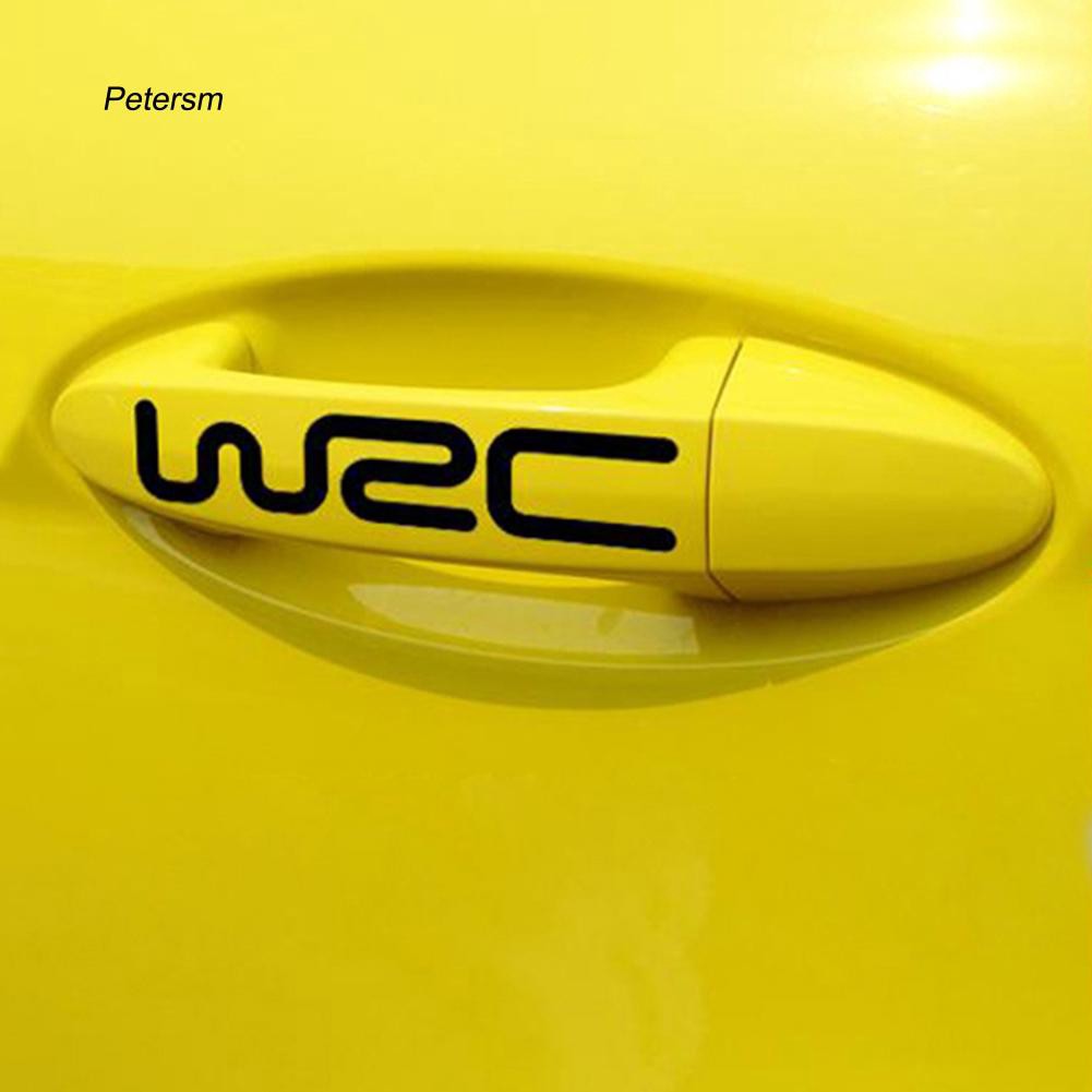 Set 4 miếng dán tay nắm cửa xe ô tô điều khiển từ xa