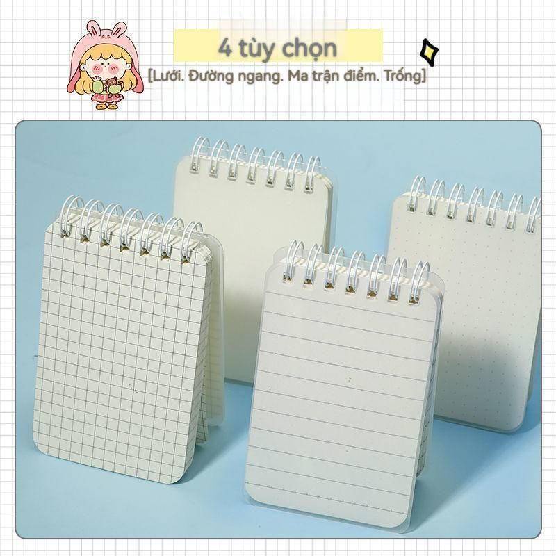 ⭐ iLado ⭐  sổ ghi chú mini A7 sổ tay tài khoản tay sáng tạo dễ thương vở kẻ ngang sổ ghi chép notebook sổ ghi chép sổ tay ghi chép vở lò xo kẻ ngang sổ lò xo kẻ ngang marker học văn phòng phẩm sổ ghi chú sticker tập vở
