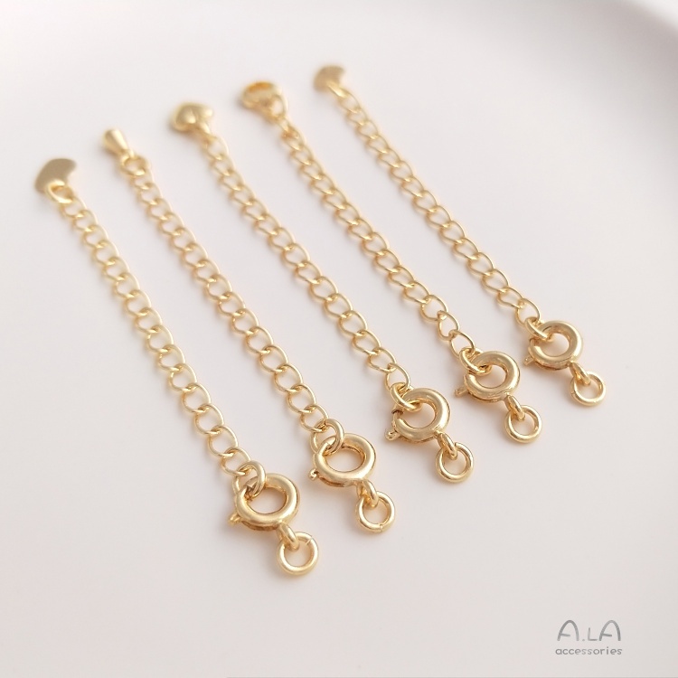 Dây Xích Đồng 14K Nhiều Màu Sắc Dùng Làm Trang Sức Thủ Công