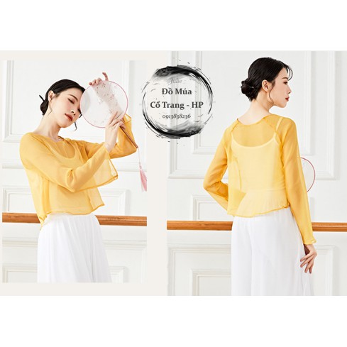 Áo croptop dài tay nhiều màu cho bạn nữ