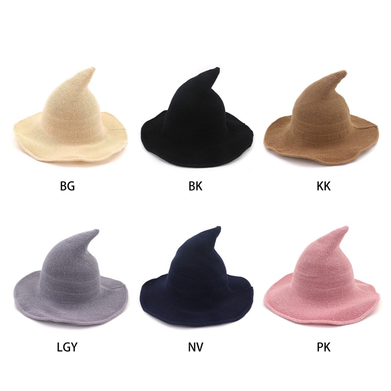 Nón Tai Bèo Rộng Vành Chất Liệu Cotton Thoáng Khí Phong Cách Phù Thủy Thời Trang Hàn Quốc Cho Nữ