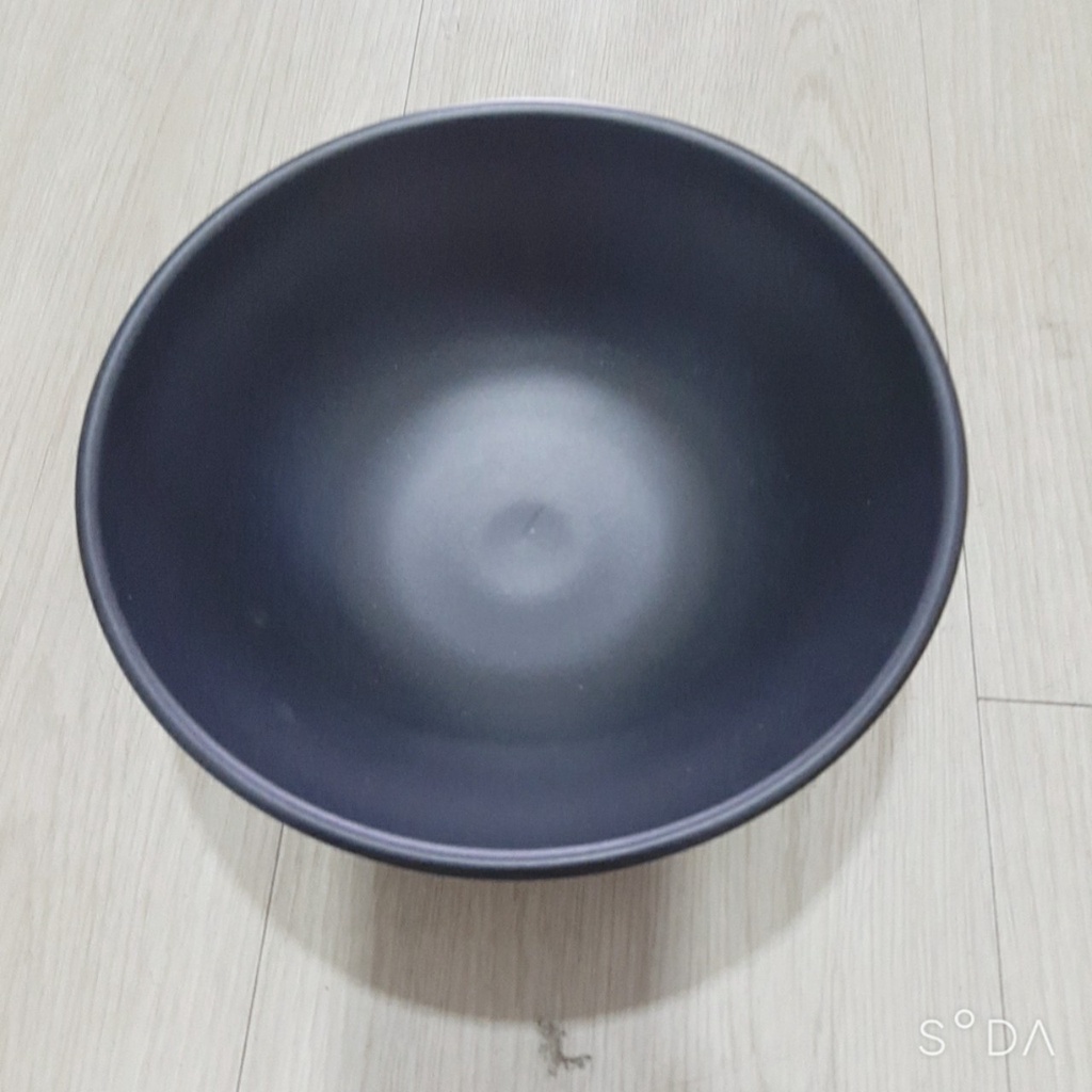 Tô nhựa melamine X38N màu đen nhám nhà hàng sang trọng - Cao Cấp