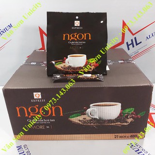 Cà phê Q Express Ngon 24 gói thùng 21 bịch