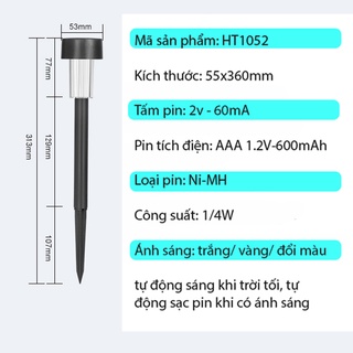 Đèn sân vườn năng lượng mặt trời tự động SOLAGA HT410