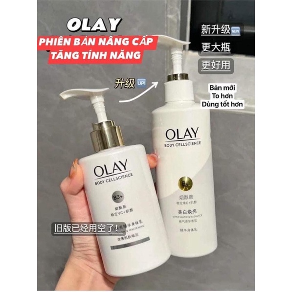 LOTION TRẮNG DA OLAY B3 BODY CELLSCIENCE BẢN TRUNG