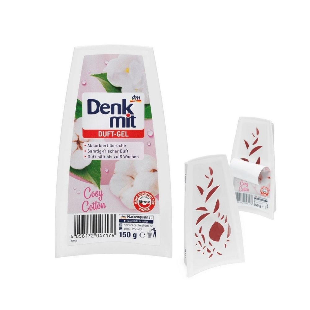 Sáp thơm phòng Denkmit Cosy Cotton khử mùi không khí, hương hoa dịu nhẹ