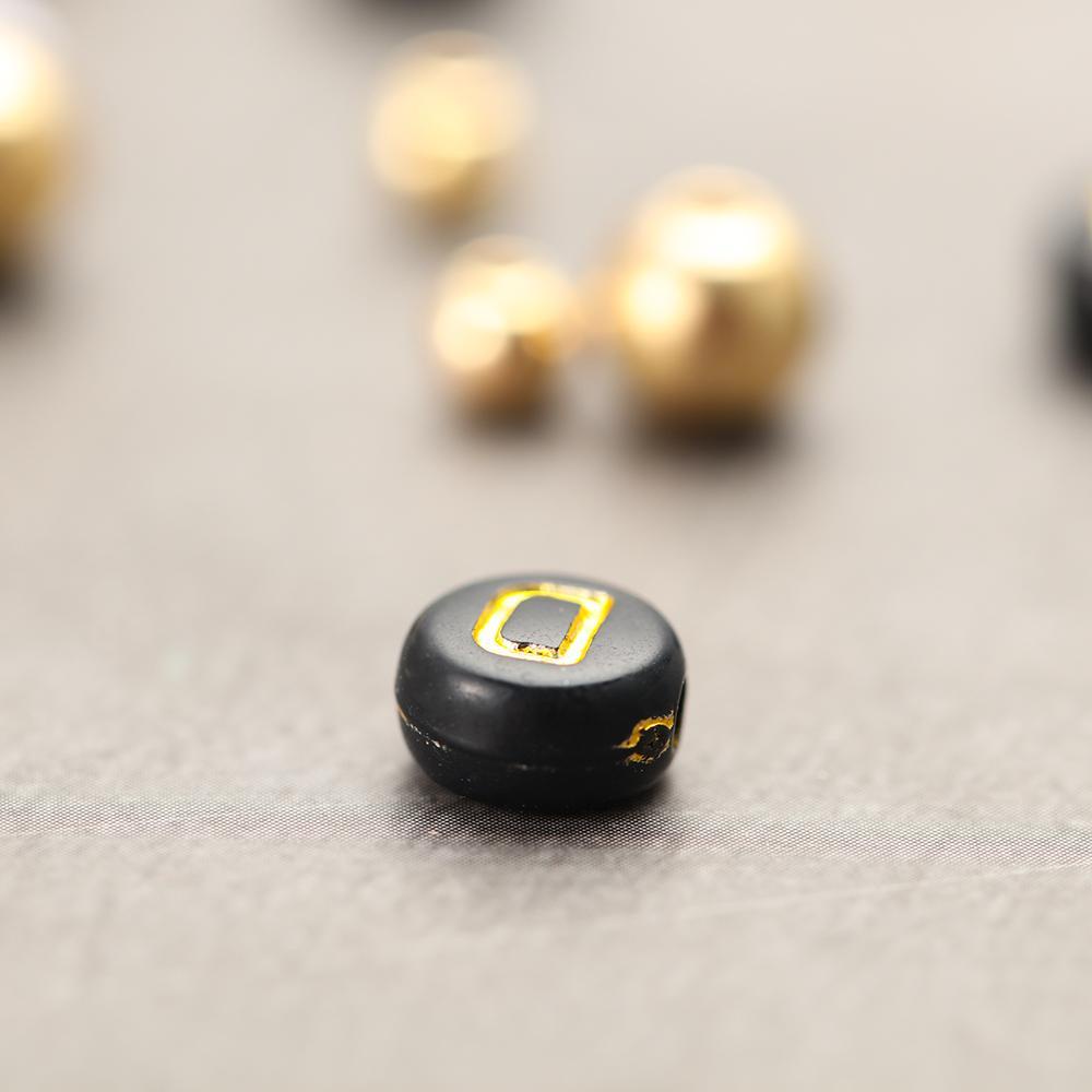 Set 1600 Hạt Xỏ Lỗ Hình Chữ Cái Dùng Để Làm Đồ Trang Sức Thủ Công