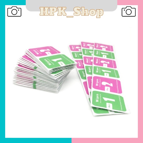 Giấy lau 1-2 cho kính cường lực iphone 5/5s/6/6s/7/7plus/8/8plus/plus/x/xr/xs/11/12/pro/max/promax - HpkShop