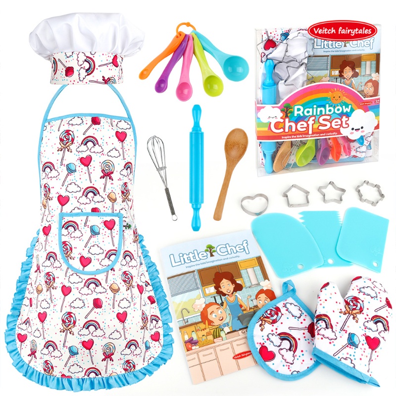 1 Đồ chơi trẻ em Nấu Ăn Dành Cho Bé Gái 3 4 5 6 7 8 Tuổi
