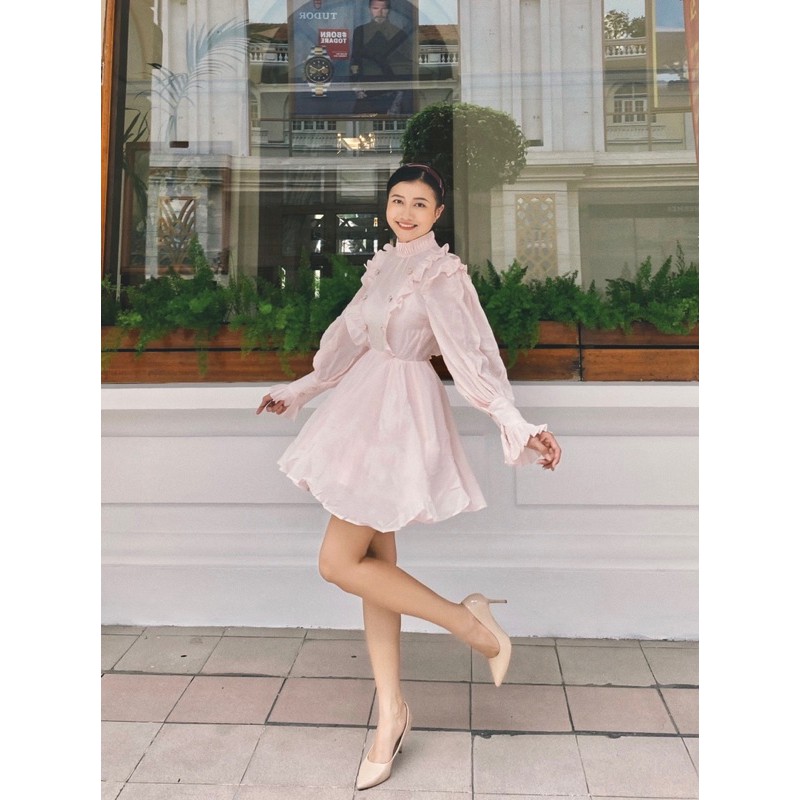 Đầm ngắn xoè - bèo nhún - công chúa - Hoa Đào Minidress | BigBuy360 - bigbuy360.vn
